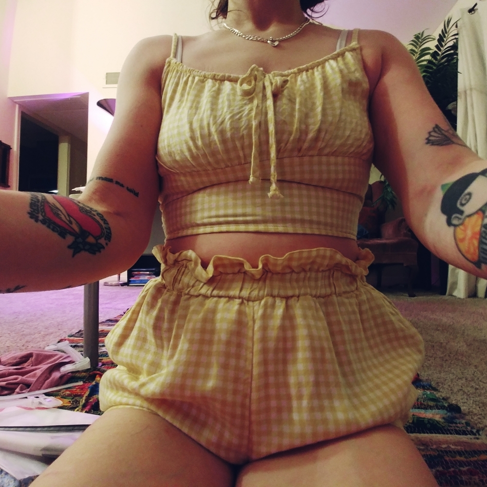 Two piece short set